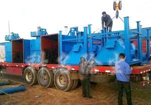 單機(jī)除塵器裝車